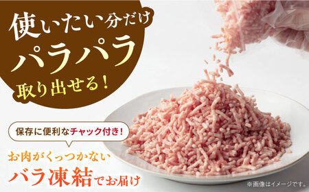 【12回定期便】豚ミンチ 約1.5kg（380g×4袋） 豚肉 白川町 / 藤井ファーム[AWAF037]