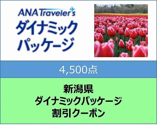 新潟県ANAトラベラーズダイナミックパッケージ割引クーポン4,500点分