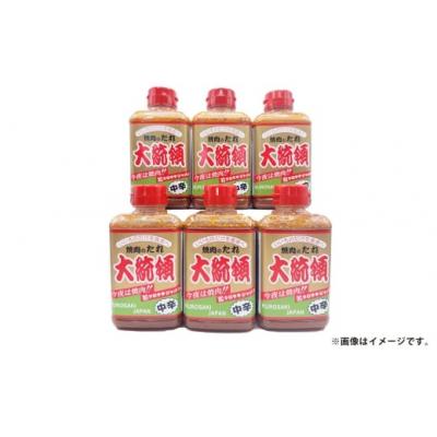 ふるさと納税 倉敷市 焼肉のたれ 中辛 大統領 400g×6本セット