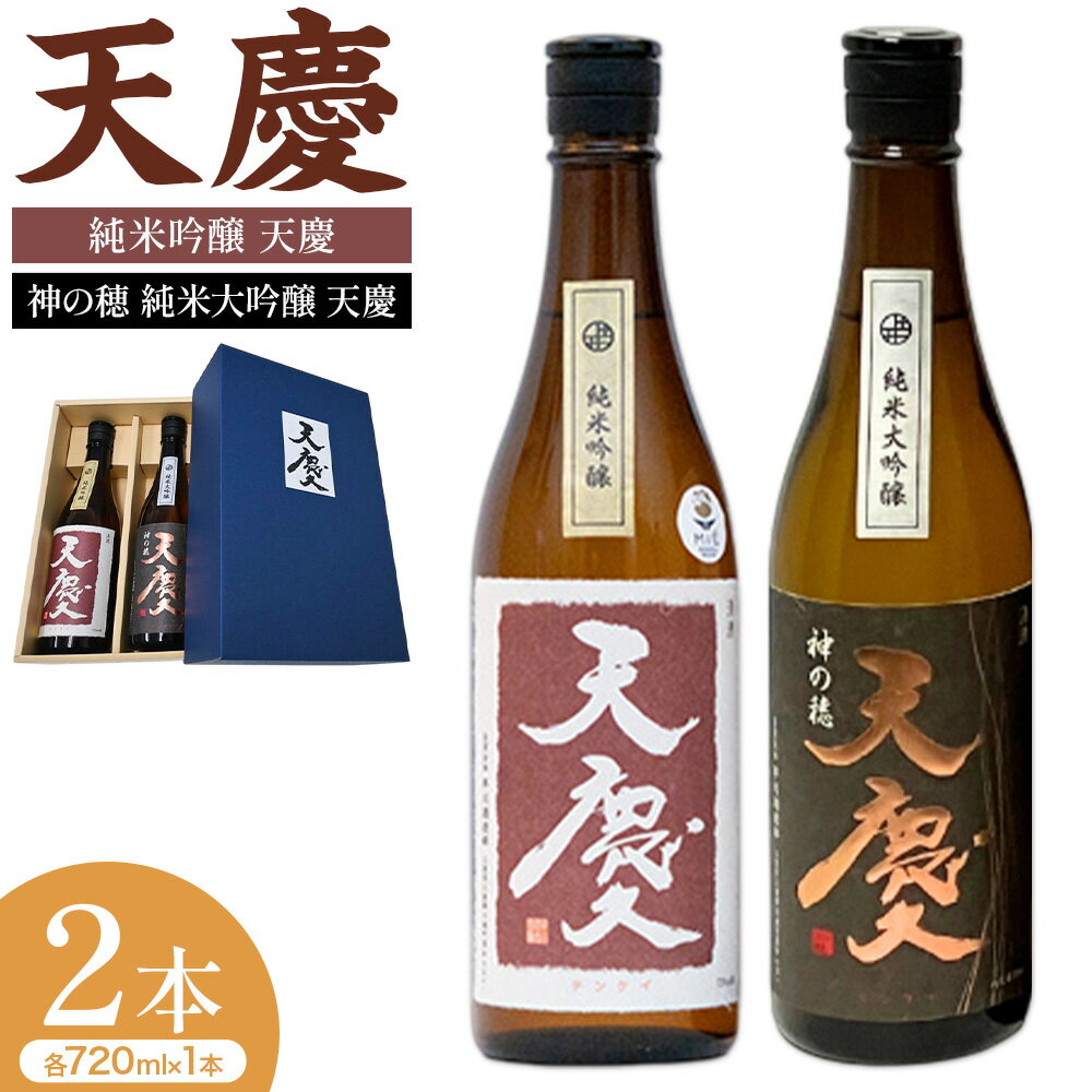 【ふるさと納税】純米吟醸酒 天慶 神の穂 純米大吟醸 天慶 2本セット 各720ml×1 合資会社早川酒造部《30日以内に出荷予定(土日祝除く)》 三重県 東員町 日本酒 酒 お酒 送料無料