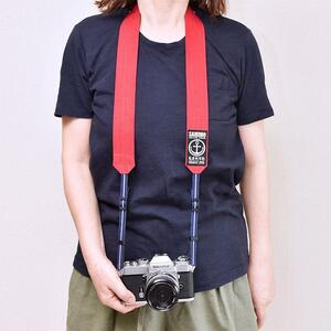 【尾道帆布】X【真田紐】40mm幅 一眼レフ用ショルダーストラップ （水色） [尾道 帆布鞄 彩工房]