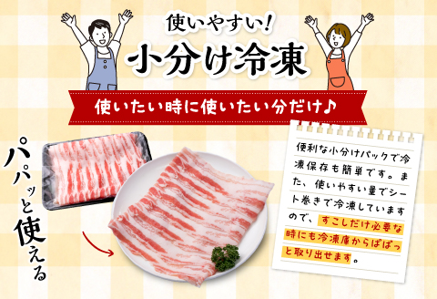 宮崎県産豚バラスライス 計1.6kg