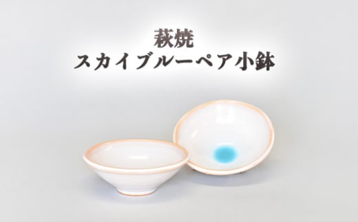 萩焼 スカイブルーペア小鉢　｜HG000631