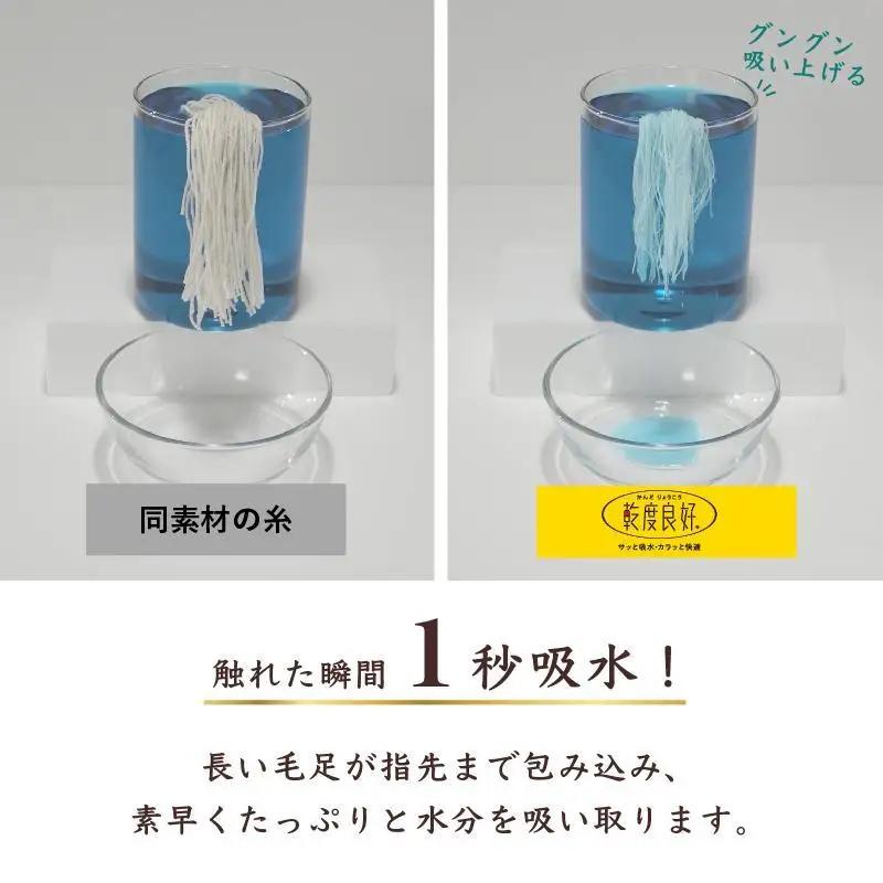 【グレー】バスマット 50×70cm 乾度良好バスミューズミレニアム 吸水速乾 抗菌防臭 足拭きマット