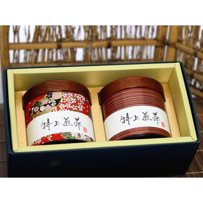 ふるさと納税 坂東市 のぐち園本店 特上煎茶 2缶入セット