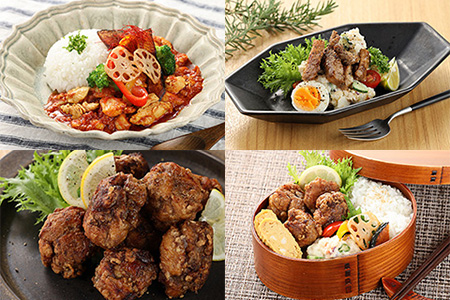 萩屋ケイちゃん 大人の灼熱セット　ピリ辛みそ味・カレー味・幻のコショウ味（各230g×2）計6パック 冷凍配送 けいちゃん 鶏ちゃん【10-8】