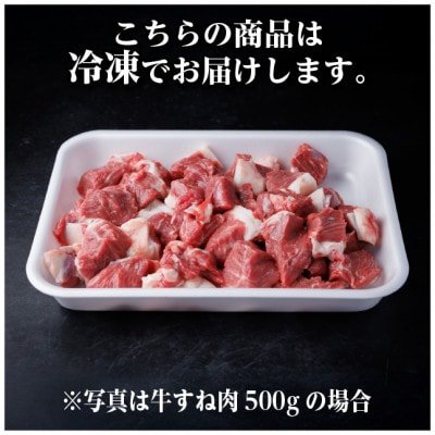 飛騨牛 厳選牛すね肉(スネ肉) 角切り 4kg(500g×8)  訳あり【配送不可地域：離島】