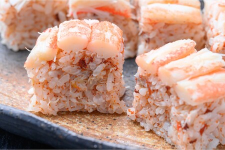 カニ屋が作る海シリーズ 恋蟹寿司 （こいずし） 3貫 甲羅の舞台 2セット