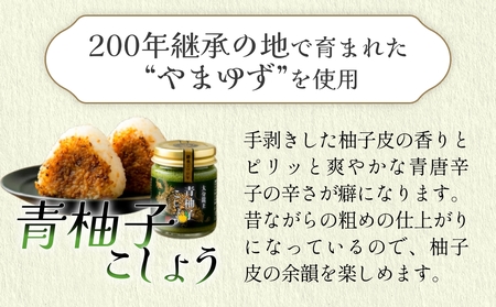 大分龍王の 青柚子こしょう 5個セット 調味料 柚子胡椒 ゆず胡椒 ゆずごしょう おにぎり 玖珠産 唐辛子 柑橘 香辛料