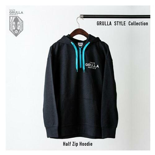 【ふるさと納税】 ハーフジップフードパーカー いわてグルージャ盛岡 1着 パーカー フーディー スウェット トップス 服 秋冬 サッカー Jリーグ クラブチーム サポーター 応援 観戦 グッズ スポーツ 岩手県 盛岡市 東北 岩手 盛岡 株式会社いわてアスリートクラブ