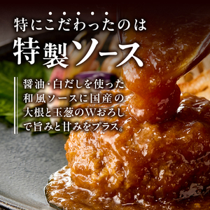 和風おろしハンバーグ 140g×12個入×2セット 計24個 3360g（約3.3kg） (a20-449)
