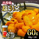 【ふるさと納税】対馬産 塩うに 60g《対馬市》【保家商事】 うに ウニ 雲丹 塩ウニ 海鮮 海産物 [WAA002] 16000 16000円