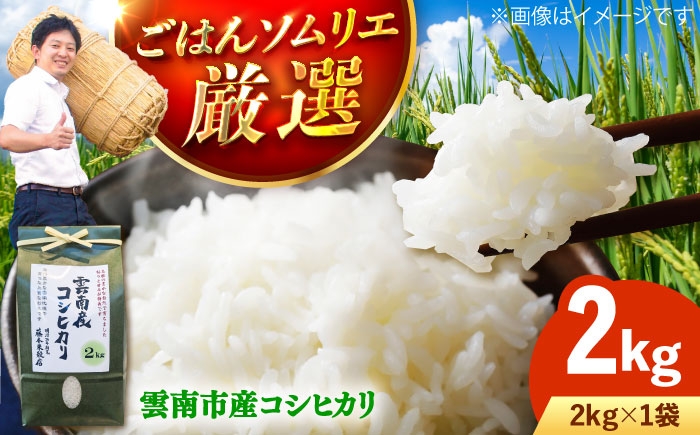 
            お米 雲南市産コシヒカリ 2kg 島根県雲南市/有限会社藤本米穀店 こしひかり コシヒカリ 米 こめ おこめ はくまい 精米 コメ 2キロ 使いやすい ごはん ご飯 おにぎり お弁当 朝ごはん 朝食 食卓 主食 グルメ おいしい ふっくら もちもち 食感 冷めても美味しい 国産 新生活 一人暮らし 家族 ご当地 ごはんソムリエ おすすめ 人気 お取り寄せ 贅沢  [AIDB104]
          