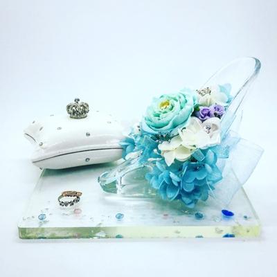 ふるさと納税 田原本町 プリザーブドフラワー 「プリンセスのガラスの靴」 |  | 01