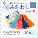 【ふるさと納税】＜こんなタワシ探してた！！どんな汚れもびっくり＞【あみたわし】10個セット 千葉県 木更津 送料無料 KS004