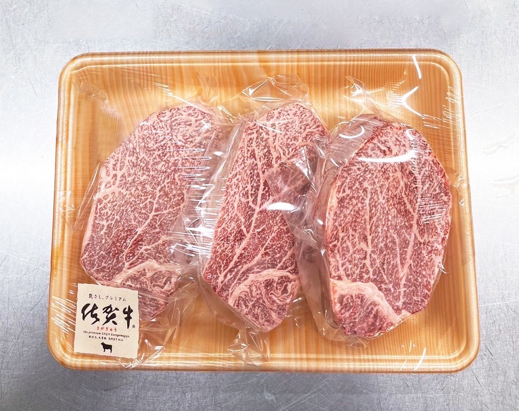 佐賀牛 シャトーブリアンステーキ400g（200g×2枚） ヒレステーキ600g（200g×3枚）合計１㎏ 全12回 定期便 999-J1432