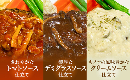 ハンバーグ 黒毛和牛 入り 煮込み 3種 6個 セット ハンバーグ