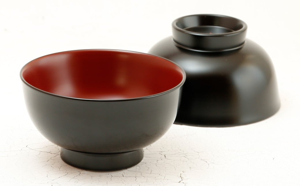 【滴生舎】浄法寺漆器 浄漆椀（中） 外黒内朱