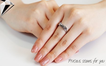 ブラック ダイヤモンドリング プラチナ KT1120 ジュエリー 指輪 宝石