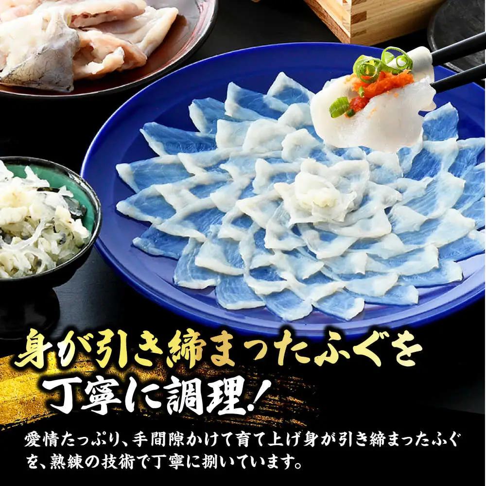 若狭ふぐ てっさ と 若狭まはた お刺身 セット【4人前】冷蔵 小浜市 / 若狭ふぐの宿 下亟【配送不可地域：北海道・沖縄・離島】[BFAF020] ふぐ