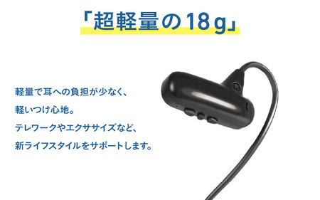 耳を『ふさがない』イヤホン NAGARA 送信機セット - テレビの音を楽に楽しめる