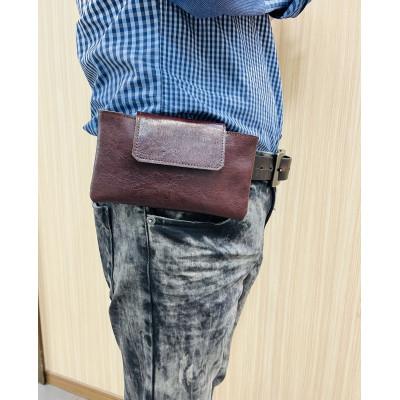 ふるさと納税 西尾市 スマホケース茶色(iPhone14plus・14pro max対応)・T095-18 |  | 03