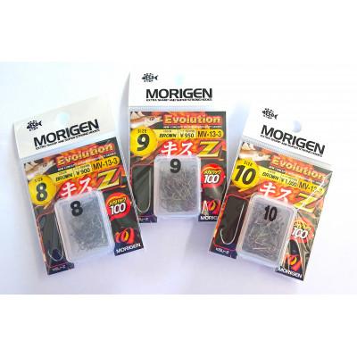ふるさと納税 加東市 もりげん(MORIGEN)　釣針　キスZメガパック　ブラウン　3枚セット(8号・9号・10号)