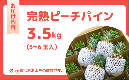 ☆新感覚の味わい☆ 桃のような芳醇な香りのする『西表島産 完熟ピーチパイン』 約13kg