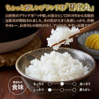 ふるさと納税 大江町 《3ヶ月定期便》山形県産 無洗米 令和7年産 雪若丸 10kg×3ヶ月(計30kg) 036-T28 |  | 01