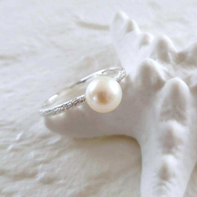 【ふるさと納税】 アクセサリー シルバー 淡水パール リング 指輪 リング ジュエリー パール 真珠 アクセサリー ジュエリー リング レディース メンズ ペア シンプル 一点もの かわいい プレゼント りんぐ ring SILVER ギフト 贈り物 FABBRICA OSAWA 神奈川 湘南 藤沢