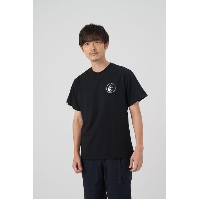 【数量限定】リライブシャツプレミアム/コットン/ロゴ有/ブラック（Mサイズ）【ファッション 服 Tシャツ カットソー 衣料 トップス 人気 女 男 スポーツ ゴルフ ウェア アウトドア 仙台市 リラックス カジュアル シンプル トレンド 春 夏 秋 冬 メンズ レディース ユニセックス】