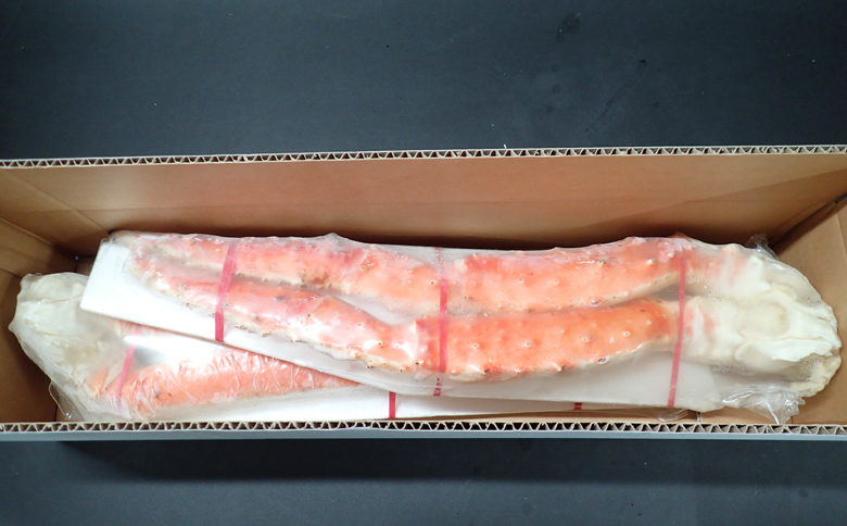 ボイルたらばがに脚約1kg(脚2本シュリンク)×2P(エアブラスト凍結) ＜12月8日決済分まで年内配送＞ D-14051