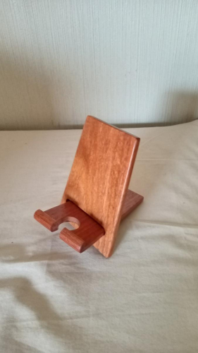 花梨 スマホスタンド ／ 奈良唐木工芸 工芸品 スタンド 卓上 角度調節 木製 シンプル 充電 インテリア 奈良県 葛城市