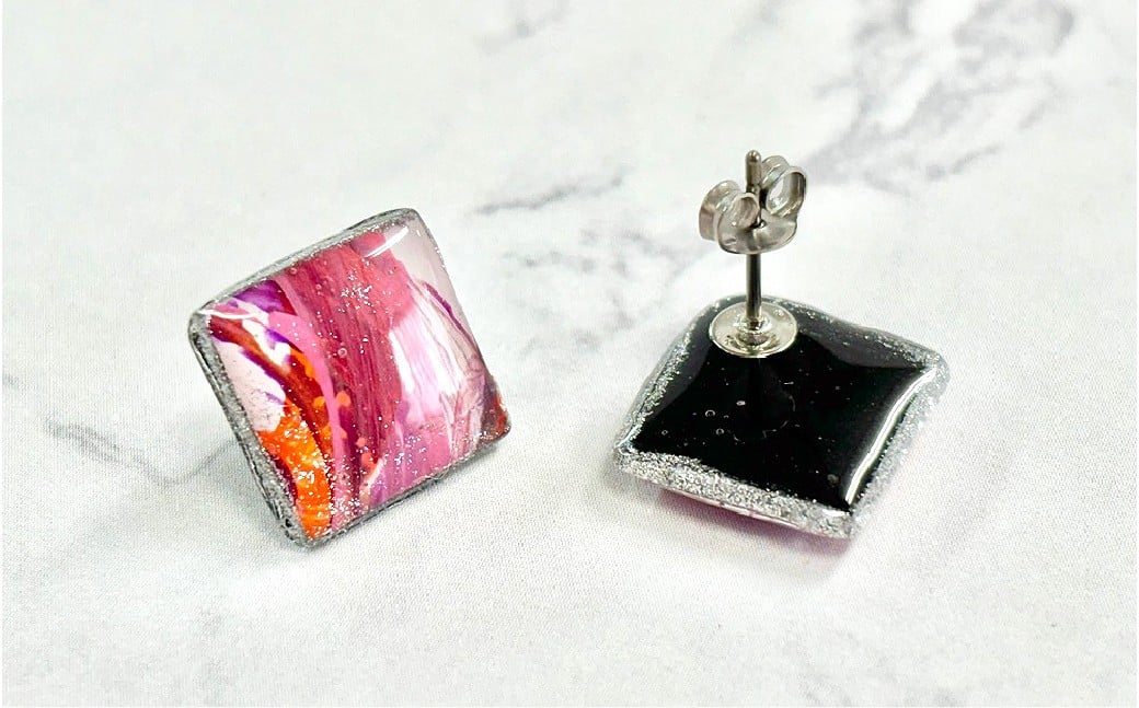 アートピアスセット【思いやり型返礼品】