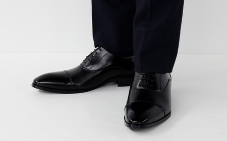 【27cm】【靴磨きサービス付】＜MURATA ORIGINAL 本革紳士靴 ストレートチップ921010 ブラック ＞翌月末迄に順次出荷【c1047_mr_x1-270】 程よい上品な艶感革使用。革