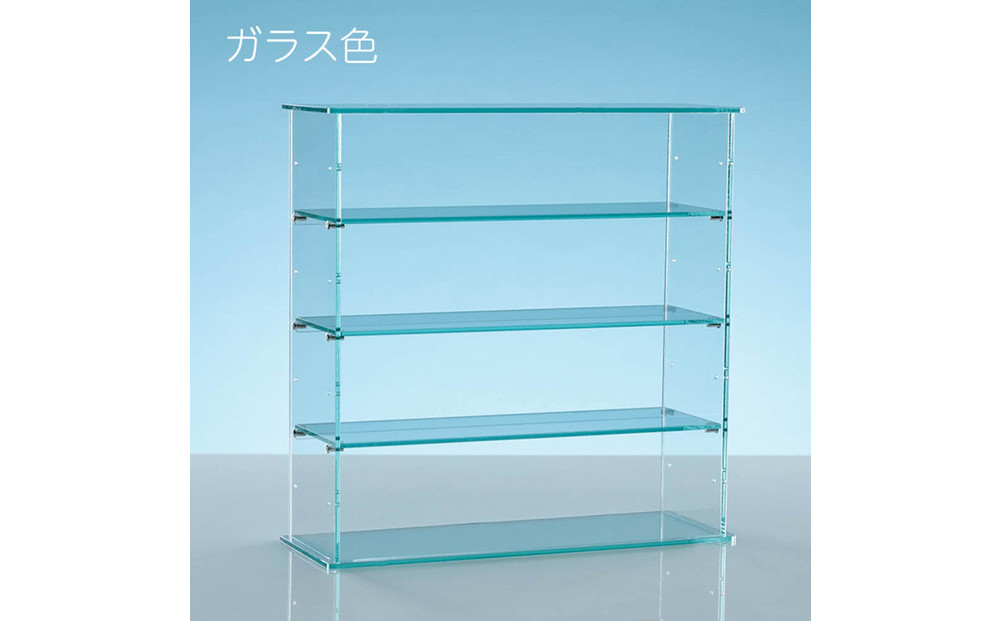 アクリルコレクションケースEタイプ　W45cm×D16cm×H45cm　川崎市自社工場一貫生産品　１台【ガラスカラー】 141305_MH12VC02