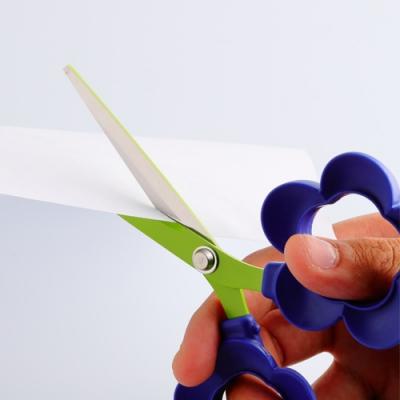 ふるさと納税 関市 【ペン立て付きはさみ】coconeフラワー バイオレット 〜はさみ ニッケン刃物 |  | 02