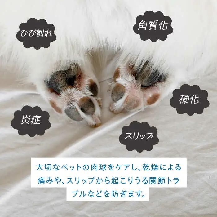 【全6回定期便】【天然素材100％・ペット用】にほんみつばちのミツロウ＆オーガニックオイルの マールン パウ バーム 糸島市 / kibitoa [AIN003]