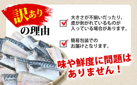 サバ 訳あり 塩さば 切り身 約1kg