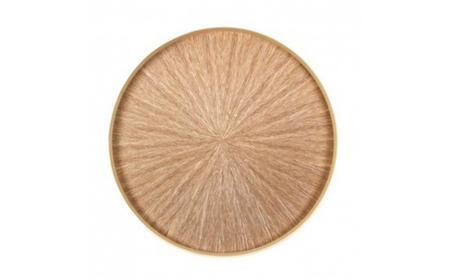 Round Rays Tray S タモ Ash  ｜トレー プレート お皿 皿 食器 インテリア