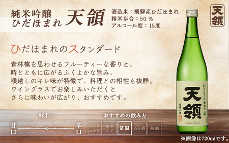 【期間限定 お中元】（2026年6月初旬から順次発送）葉月セット 特別純米酒「飛切り」・本醸造生貯蔵酒「天涼」・純米吟醸酒「ひだほまれ　天領」（各 720ml）【2-64】
