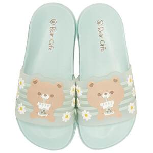 キッズシャワーサンダル　Ｂｅａｒ　Ｃａｆｅ　19cm　4-082