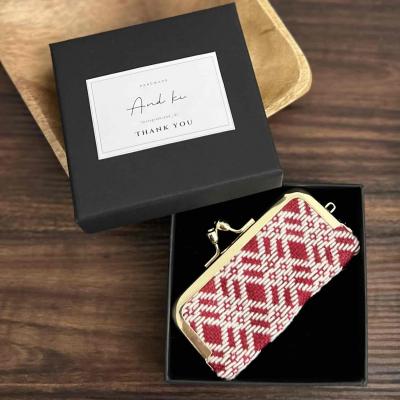 ふるさと納税 五所川原市 こぎん刺し 印鑑ケース 赤×生成り ハンドメイド 手作り 青森 津軽 五所川原 |  | 02