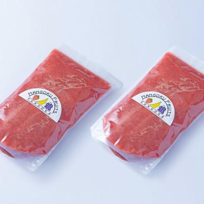 ふるさと納税 春日市 フルーツソムリエが作った福岡産濃厚あまおうフルーツソース1kg×2袋(春日市)
