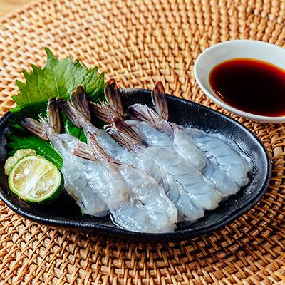 ふるさと納税 磐田市 希少【静岡県磐田市産】頭から丸ごと食べられる!国産 冷凍「幸えび/串打ち」「福えび」セット　陸上養殖 |  | 03