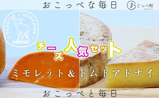 ☆チーズ人気セット『ミモレット＆トムドアドナイ』