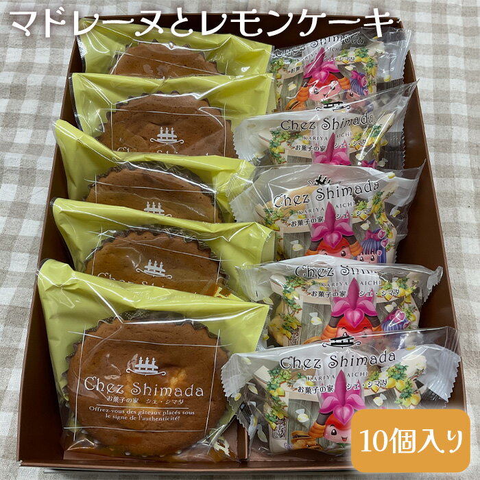 【ふるさと納税】No.404 マドレーヌとレモンケーキ（10個入り） ／ おやつ 昔ながら 洋菓子 送料無料 愛知県 特産品