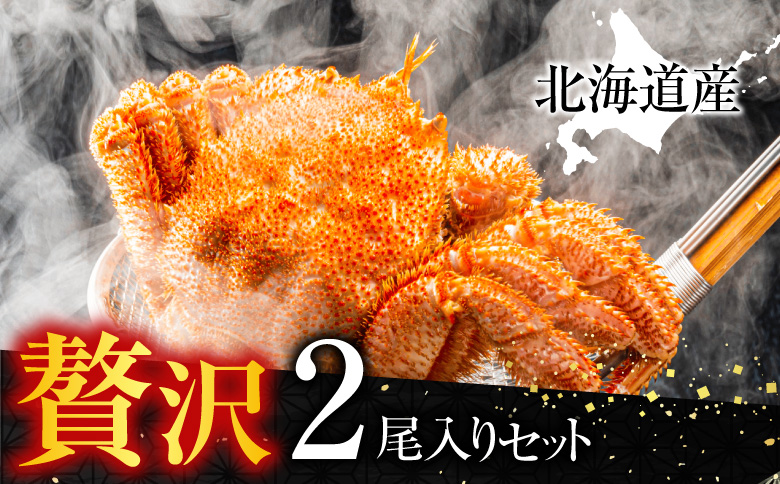 根室海鮮市場＜直送＞ボイル毛がに500～600g×2尾 F-28030