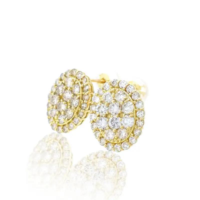 アルカンシェル K18YGダイヤピアス（計 1.0ct）【鑑別書付き】