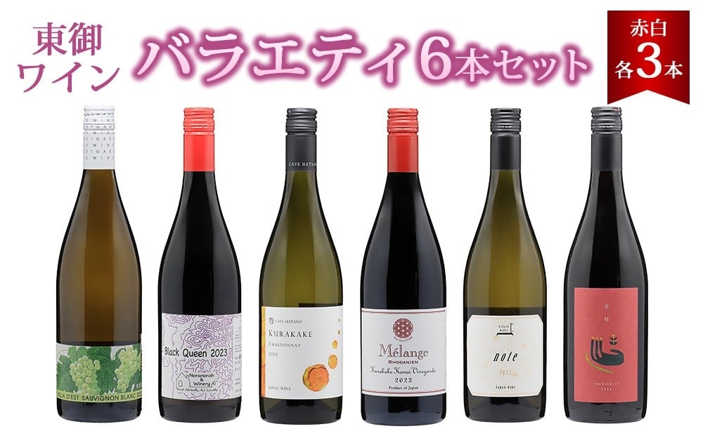 
                  長野ワイン 飲み比べ 赤白ワイン 6本セット｜ヴィラデスト「ソーヴィニョンブラン」、のらのらふぁーむ「ブラッククイーン」、カーヴハタノ「KURAKAKE CHARDONNAY」、ヨネファーム東御「メランジュ ローダニアン 鞍掛金井ヴィンヤード」、NAKADA WINES「note 2023」、ドメーヌムラヤマ「茶柱」 （フルボトル750ml 6本）
                